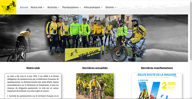 Site du Vélo Club de Beynes