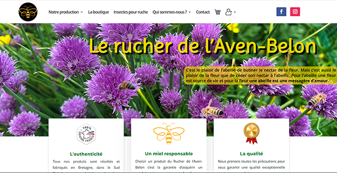 Site du Rucher de l'Aven-Belon